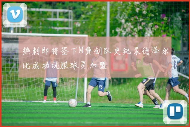 热刺即将签下M费创队史纪录德泽尔比成功说服球员加盟